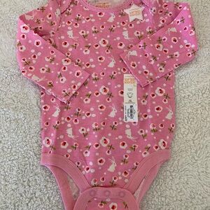 🌷 EASTER 🌷Jumping Beans Baby Girls One Piece Romper Size 12 Months